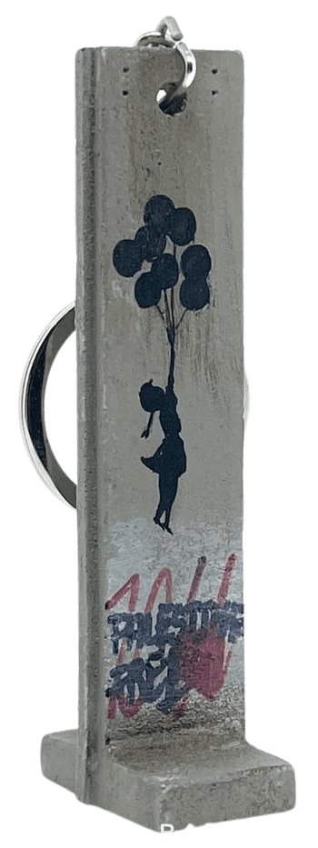 Artwork - Walled Off Hotel Key Fob (Girl With Balloons)