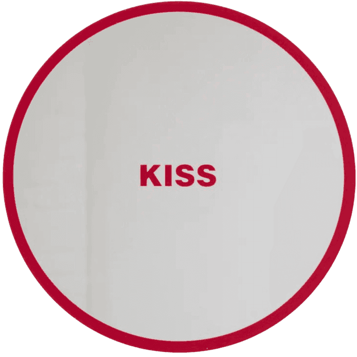 Artwork - Untitled - 2Kiss (Kiss Mirror)
