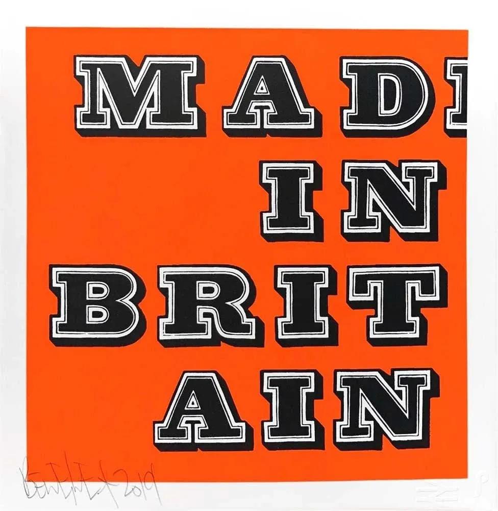Artwork - Mad In Britain (Fluro Orange)
