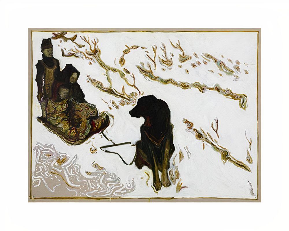 Artwork - Children On Dog Sledge (Yukon Territory 1899)