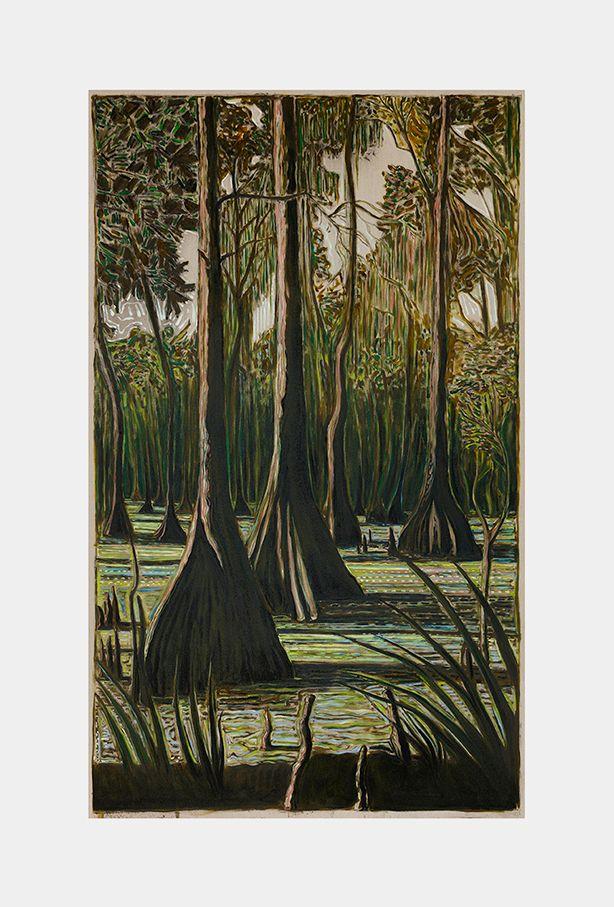 Artwork - Through Cypress Trees