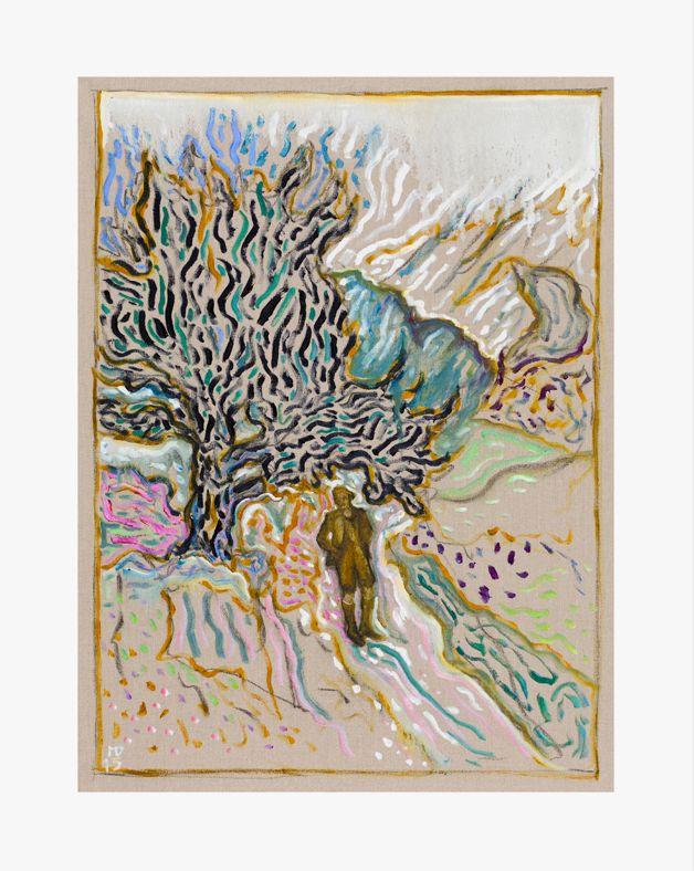 Artwork - Under old juniper tree