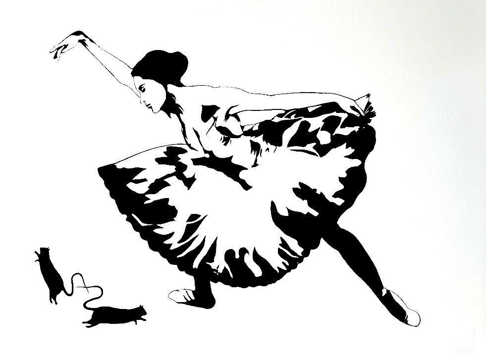 Artwork - Ballerina with Rats
