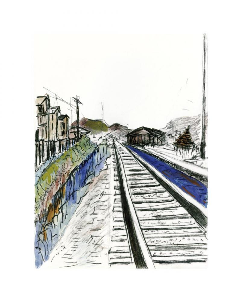Artwork - Train Tracks (White 2010)