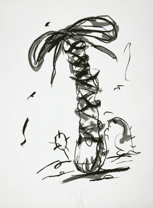 Artwork - Sneaker Lace in Landscape-Line State