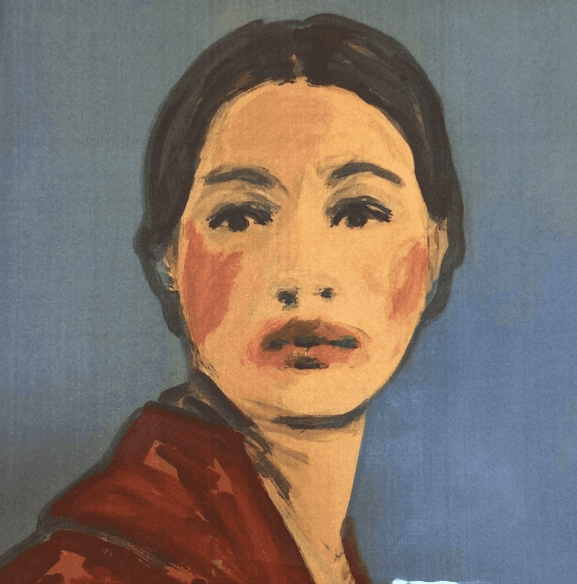 Artwork - Makeup (Red Coat) Tile