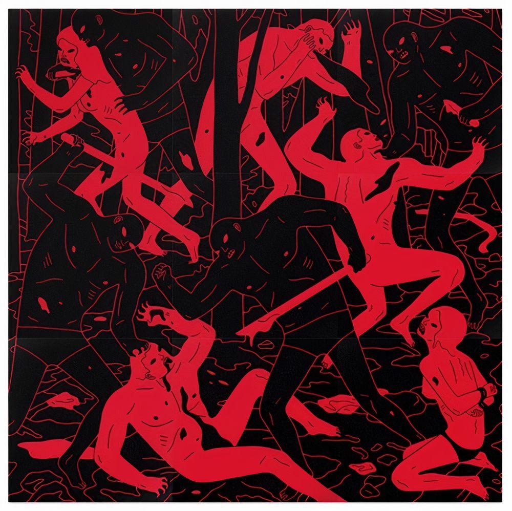 Artwork - Judgement 9 Panel Print Set (Black & Red)