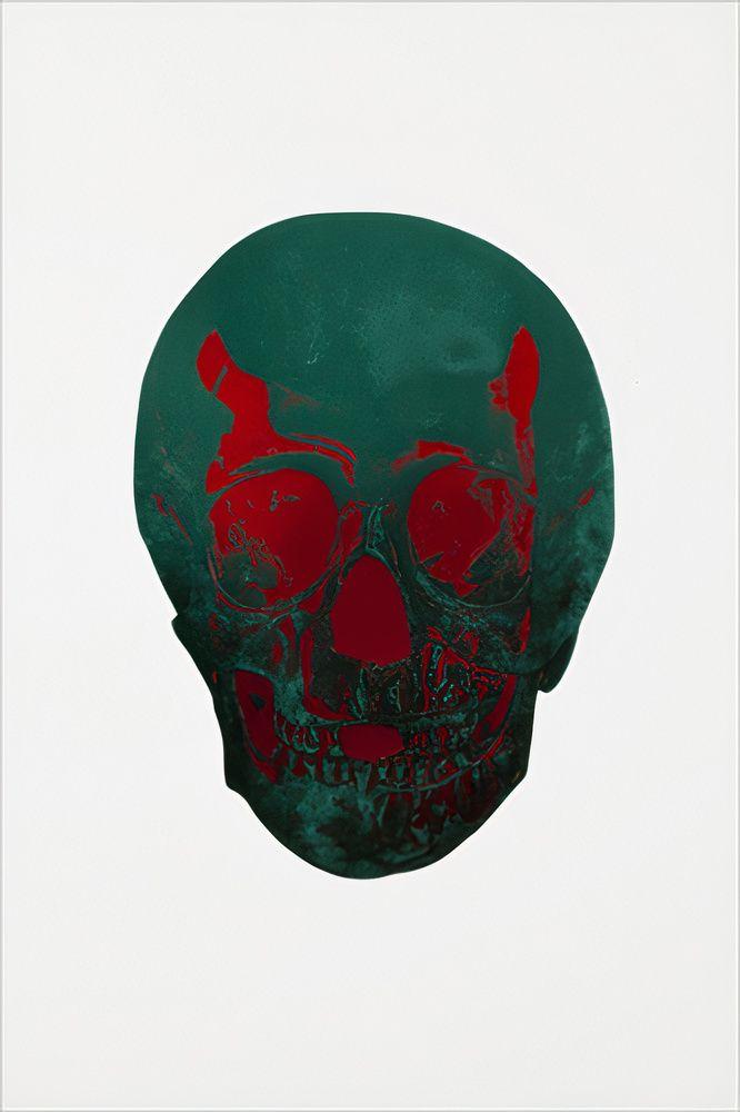 Artwork - The Dead (Racing Green Chilli Red Skull)