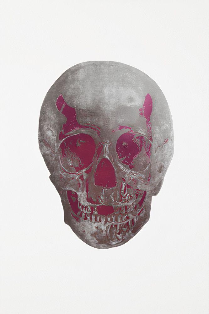 Artwork - The Dead (Silver Gloss Loganberry Pink Skull)
