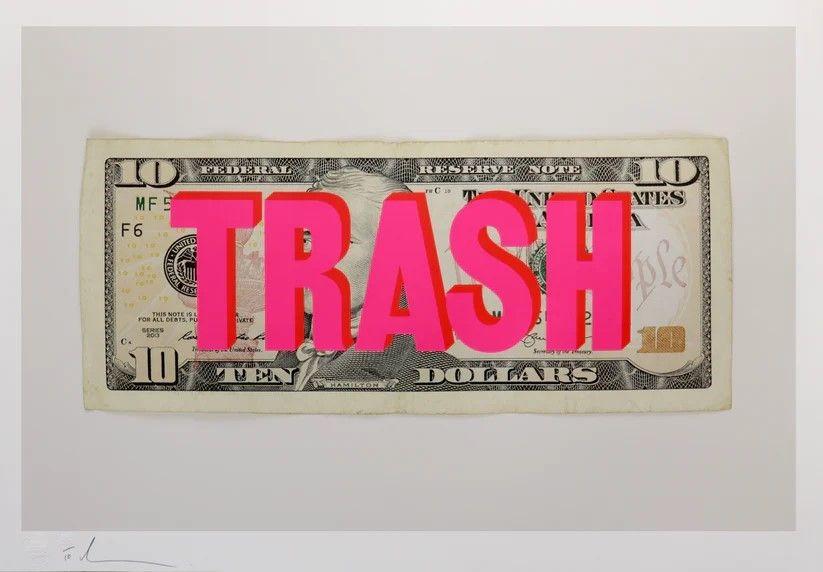 Artwork - Trash Dollar Print Edition (Pink)