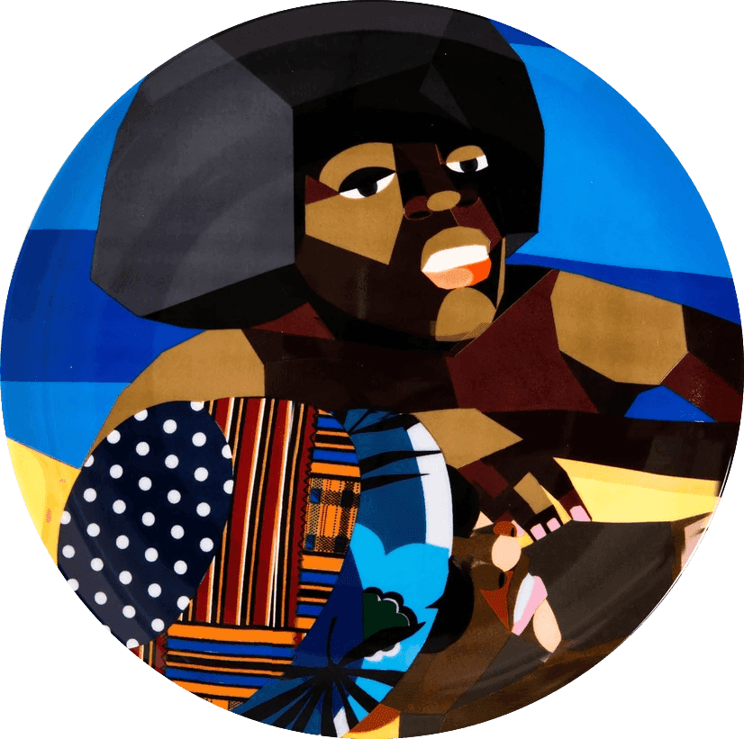 Artwork - Artist Plate Project 2021 (Derrick Adams)