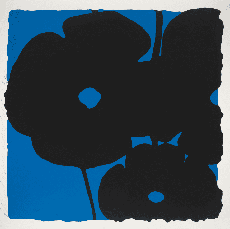 Blue Reversal Poppies