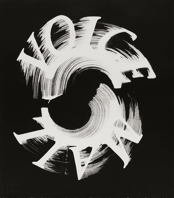 Artwork - Voice Mail White (State II)