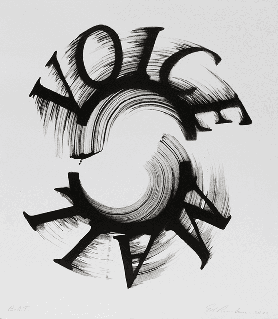 Artwork - Voice Mail White (State I)