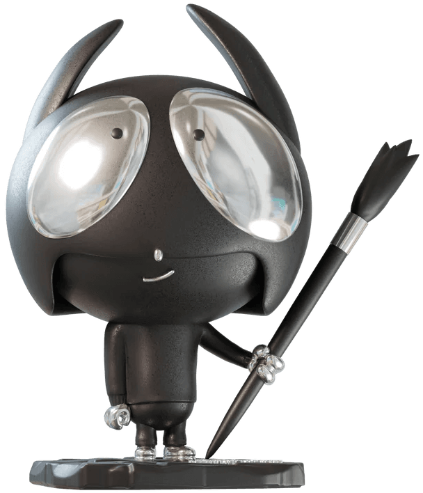 Artwork - Epic Silver Art Toy (Lil' Heroes)