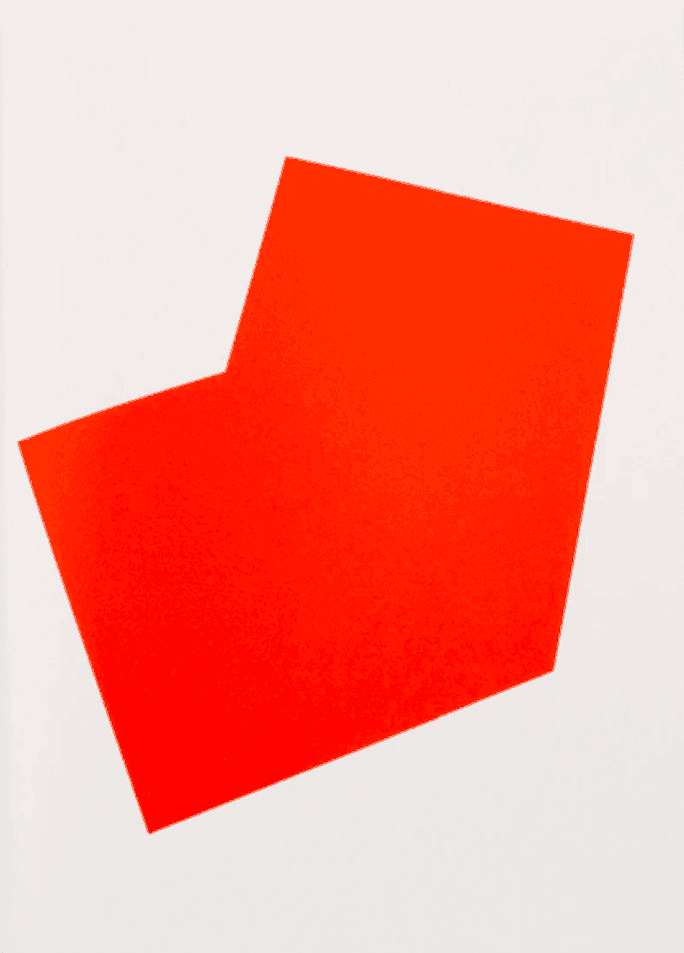 Artwork - Red Form for Cahiers d'Art