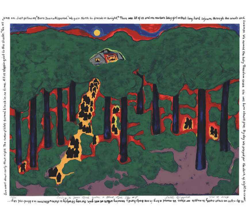 Artwork - Coming to Jones Road Under a Blood Red Sky