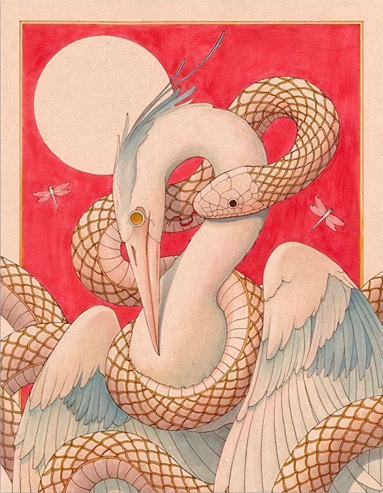 Artwork - Snake & Heron