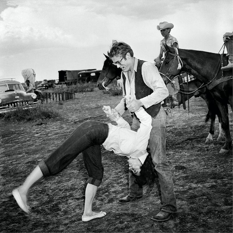 Artwork - Elizabeth Taylor Flipping with James Dean