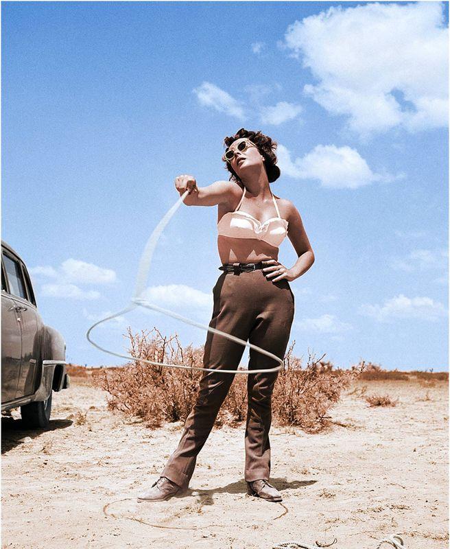 Artwork - Elizabeth Taylor with Lasso