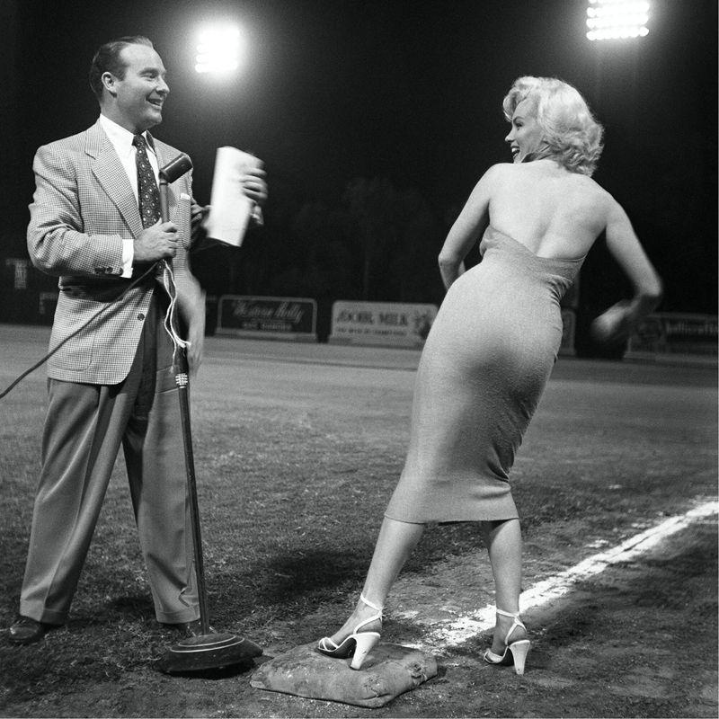 Artwork - Marilyn Monroe at Dodger Stadium