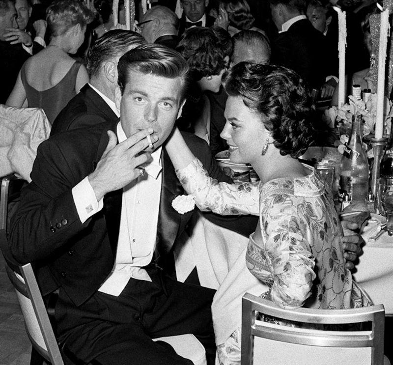 Artwork - Robert Wagner and Natalie Wood at Oscar Dinner