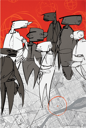 Artwork - Crowd Control (Red)