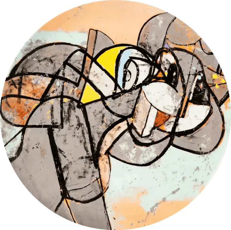 Artwork - Artist Plate Project 2021 (George Condo)