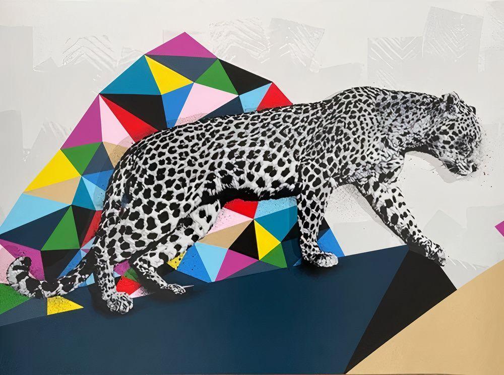Artwork - Leopard (Grey)