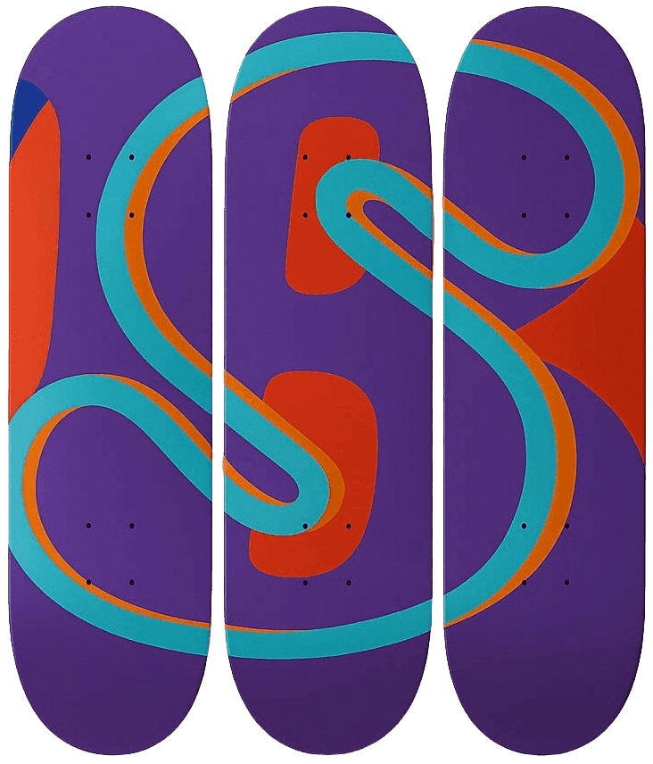 Artwork - Boss Triptych (Set of 3 Skateboards)