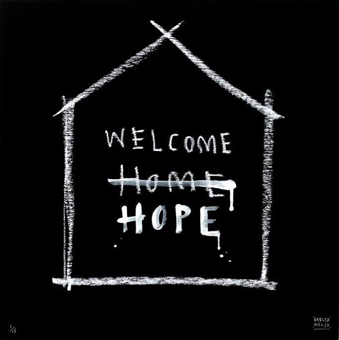 Artwork - Welcome Home Hope (White)