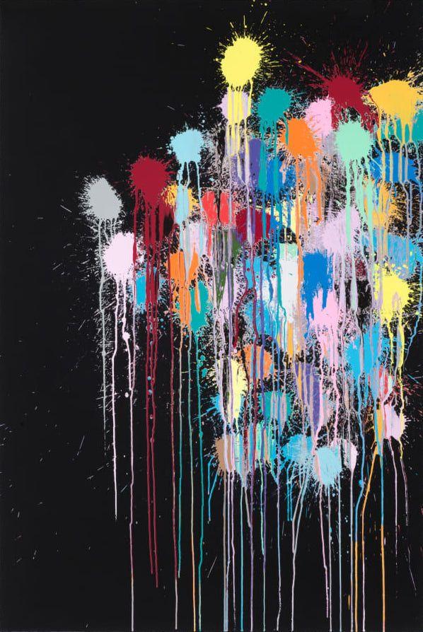 Artwork - Colour Splat Edge (Black)