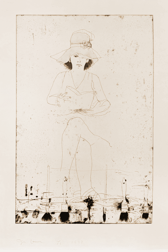Artwork - Book Reading Lady