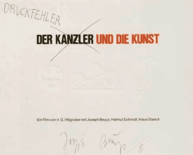 Artwork - Der Kanzler und die Kunst - Druckfehler