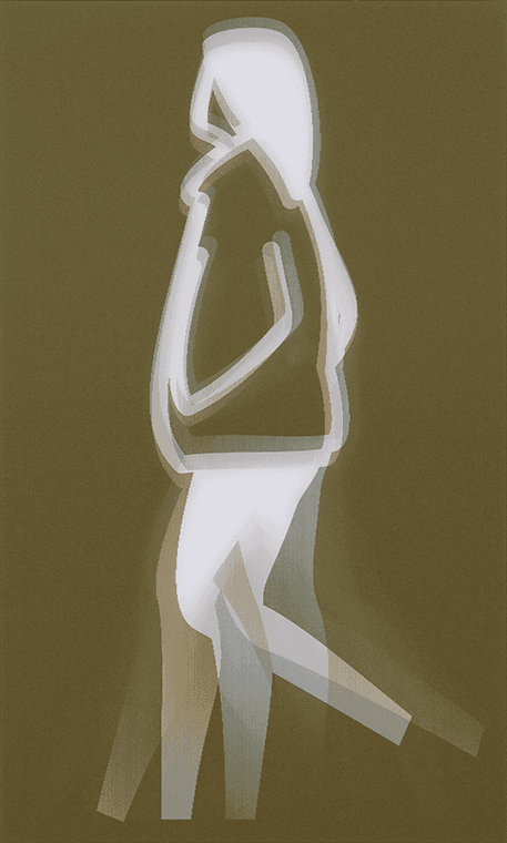 Artwork - Fur Jacket (Old Street Walkers)