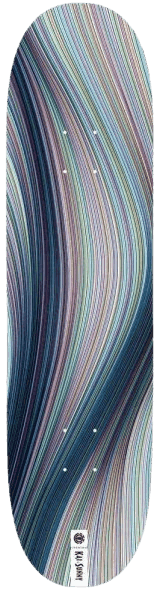 Artwork - Twists and Turns (Skateboard)