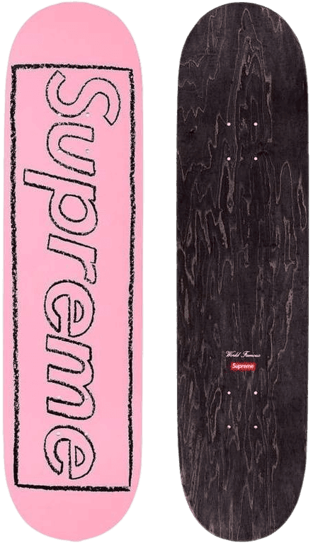 Artwork - Supreme Skateboard (Pink)