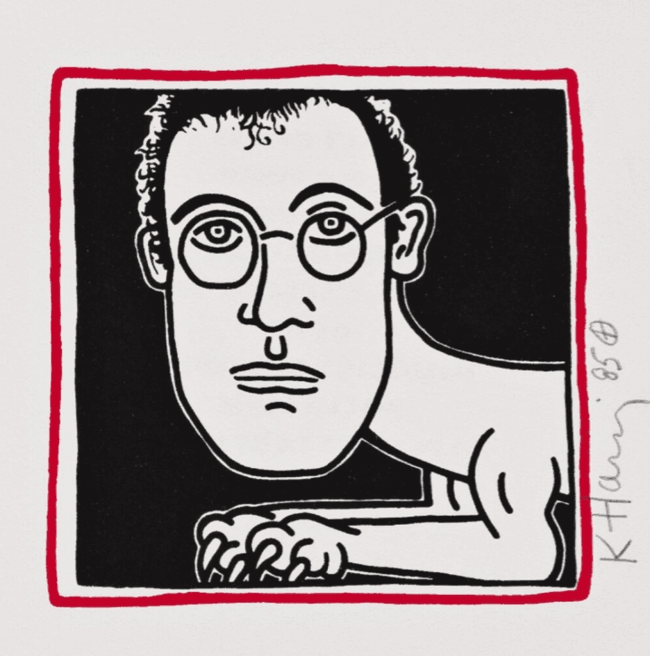Artwork - Self Portrait (Invitation to Palladium Dinner)