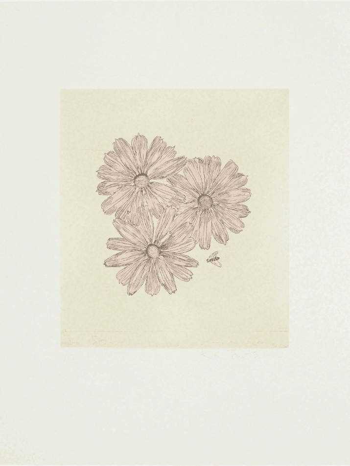 Artwork - Flower with Bee I