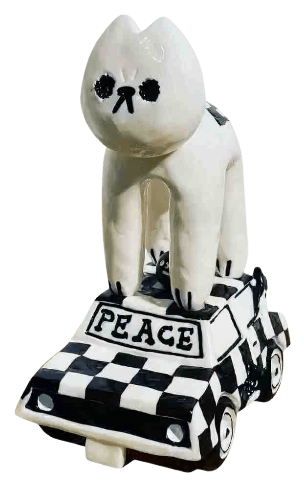 Artwork - The Cat Car (Vans Checkers)