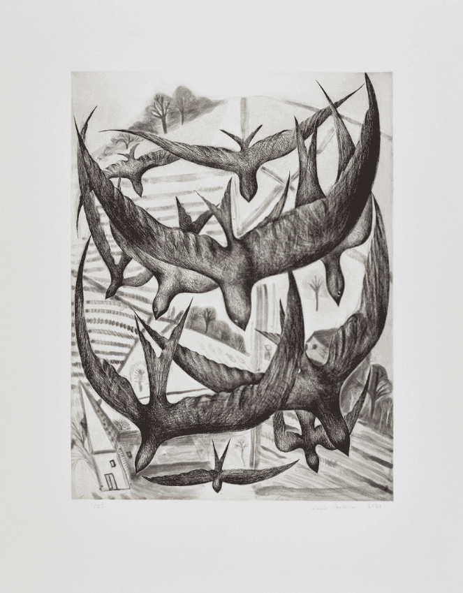 Artwork - Chimney Swifts