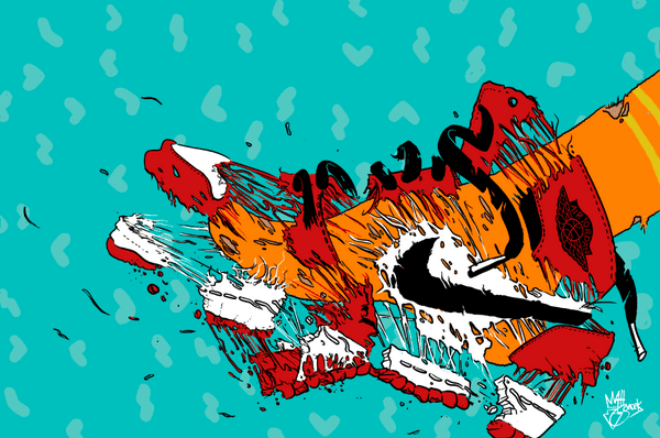 Exploding Air Jordan