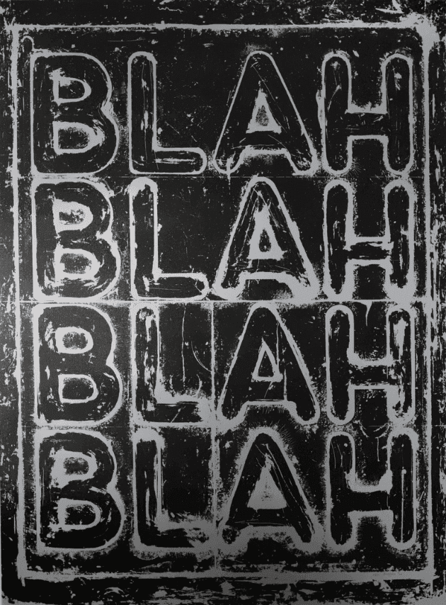 Artwork - Blah, Blah, Blah
