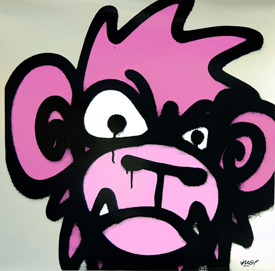 Artwork - Monkey (Pink)