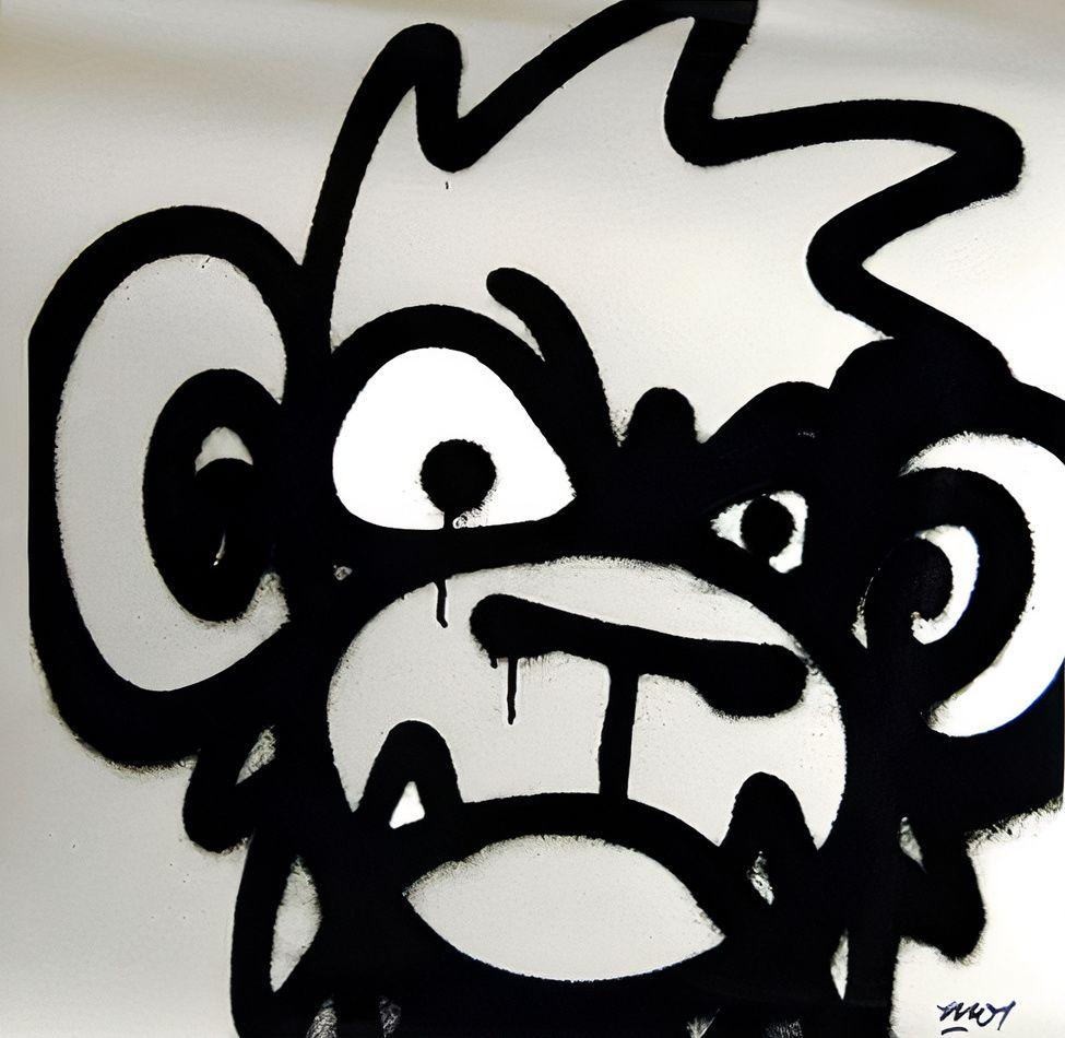 Artwork - Monkey (Silver)