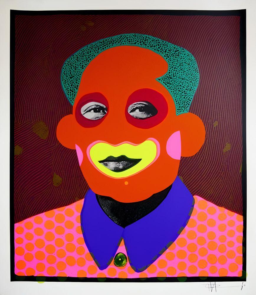 Artwork - How Now Clown Mao? (Green Hair)
