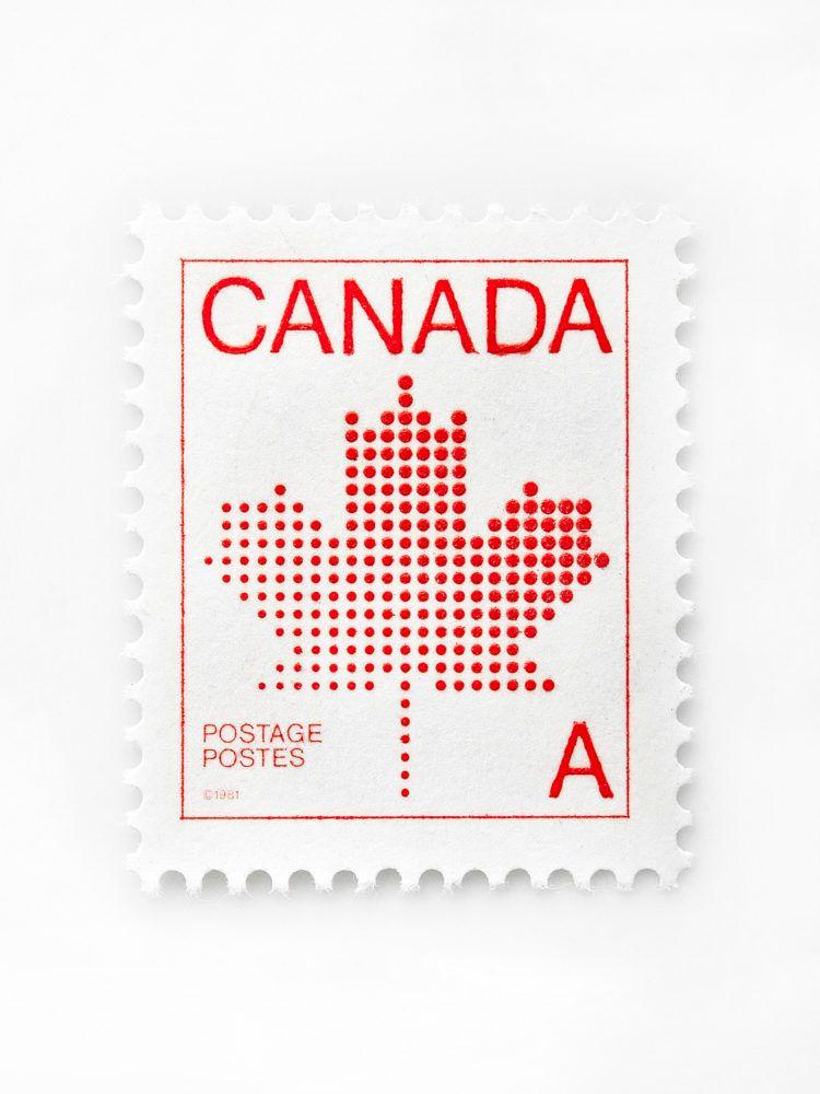 Artwork - Canada A Stamp