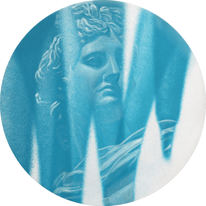 Artwork - Graff Ekfrasi Apollo (Cyan)