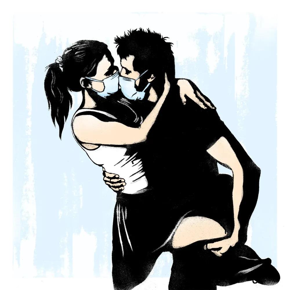 Artwork - The Lovers (65 x 65)