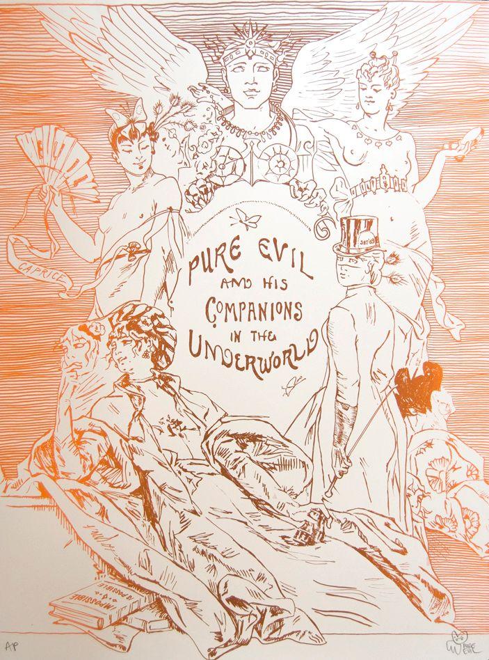 Artwork - Pure Evil And His Companions In The Underworld